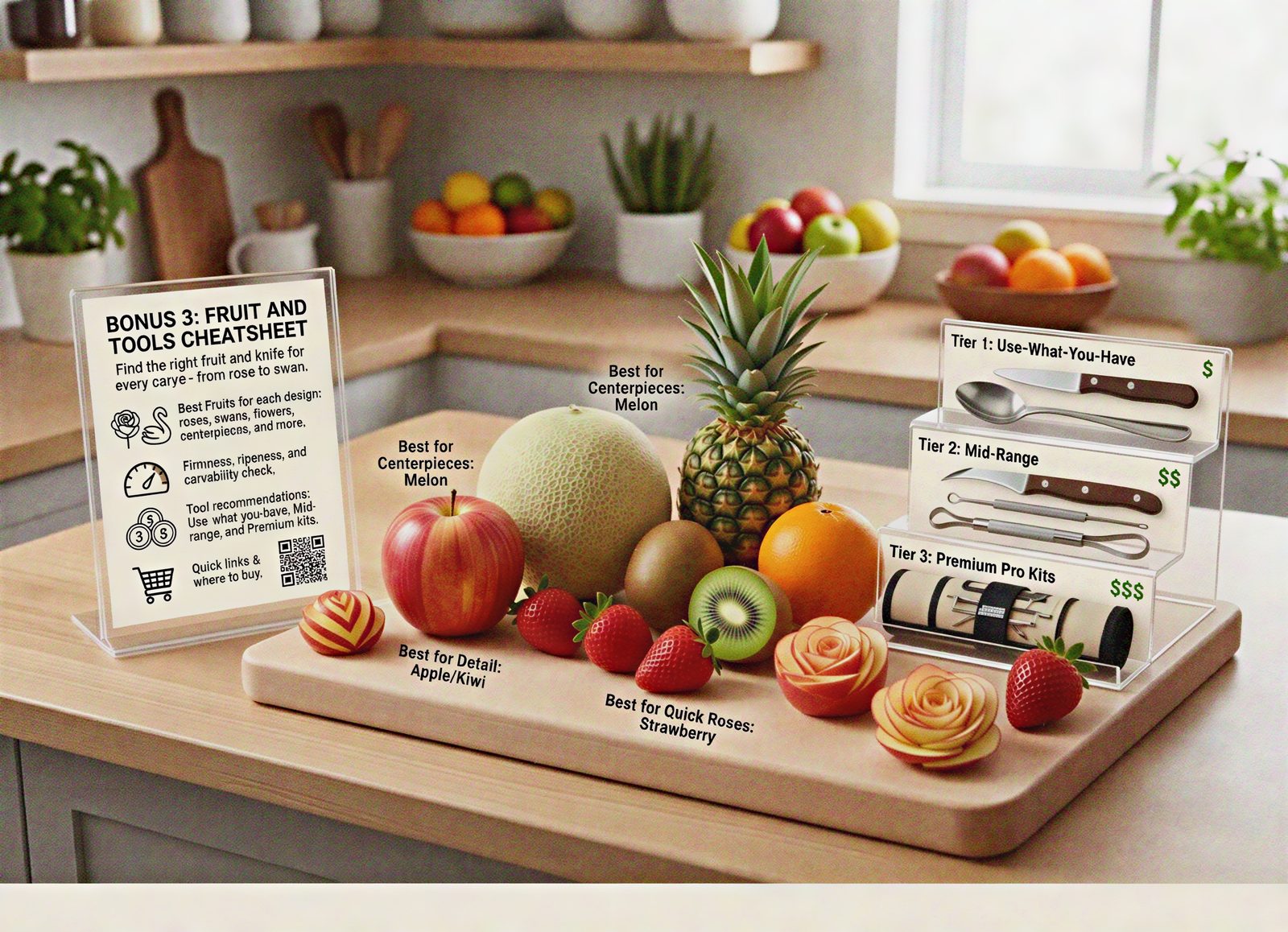 Bonus: Fruit &amp; Tools Cheatsheet